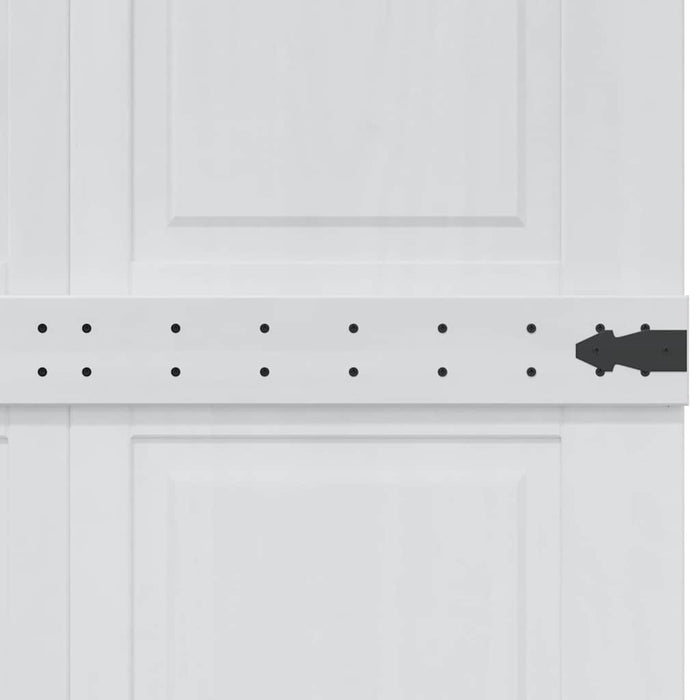 Ușă hambar Corona 90 x 210 cm Lemn masiv de pin - WALTI WALTI