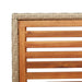 Scaune de grădină stivuibile 4 pcs Marron, Bej - WALTI WALTI