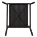 Scaune de grădină stivuibile 4 pcs Negru, Marron - WALTI WALTI