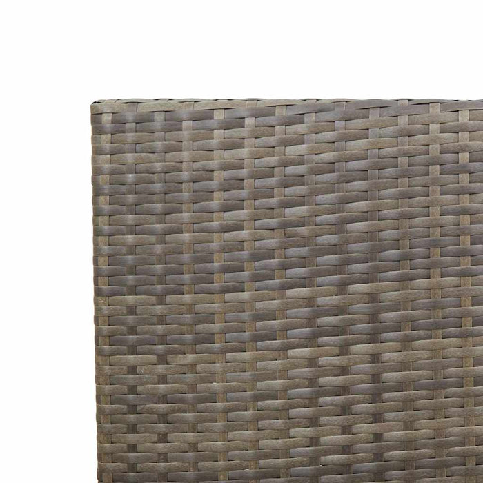 Scaune de grădină stivuibile 4 pcs Maro, Gri - WALTI WALTI