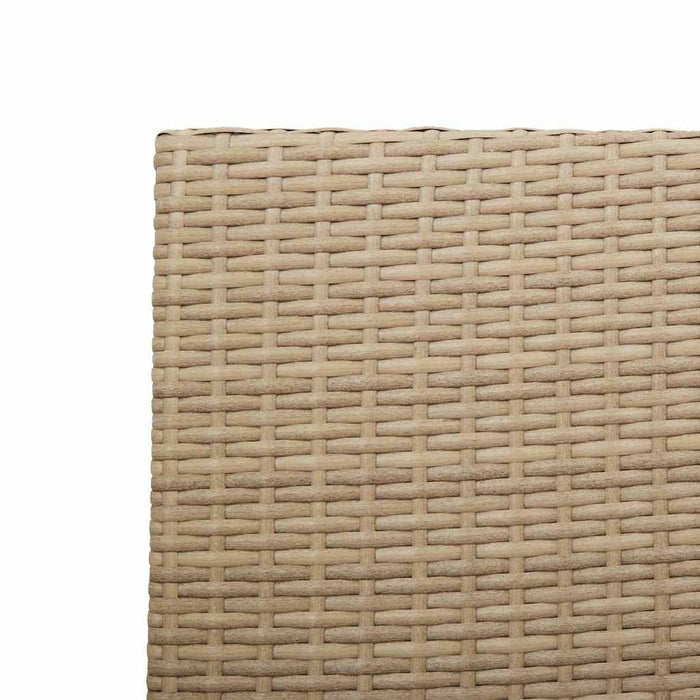 Scaune de grădină stivuibile 4 pcs Crema, Marron - WALTI WALTI