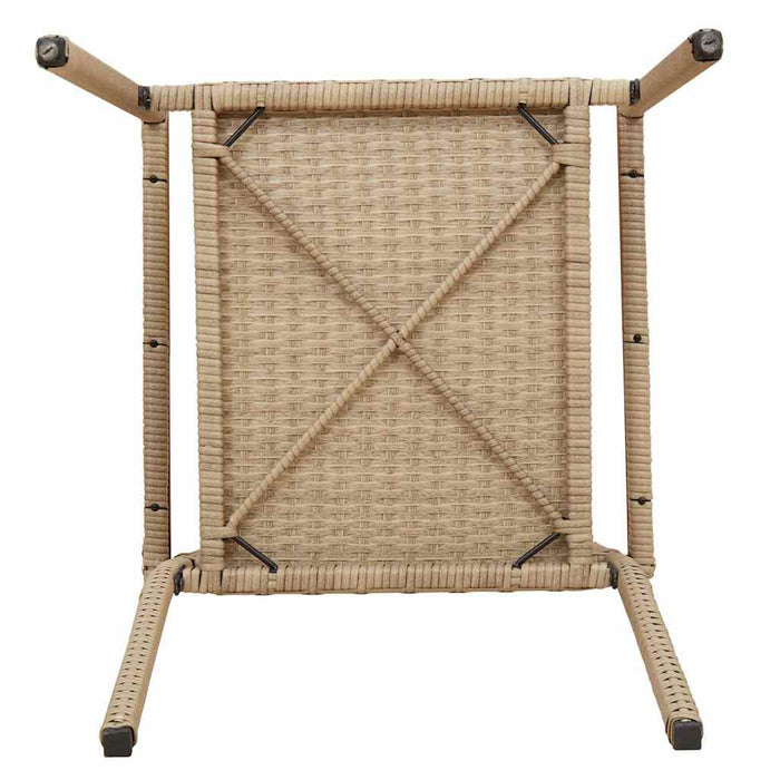 Scaune de grădină stivuibile 4 pcs Crema, Marron - WALTI WALTI