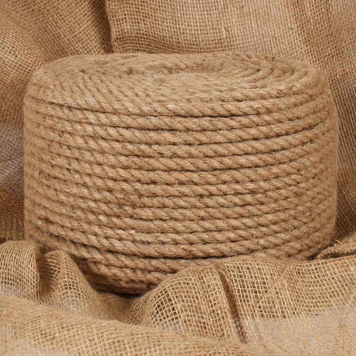 Frânghie din iută 2 pcs 100 m 2 natural 100% jute Tossa - WALTI WALTI