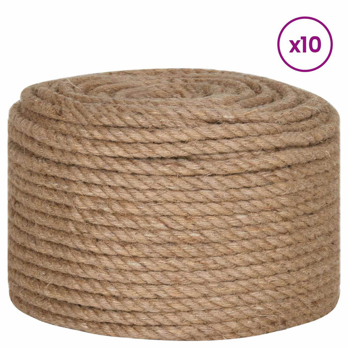 Frânghie din iută 10 pcs 2 natural 100% jute Tossa - WALTI WALTI