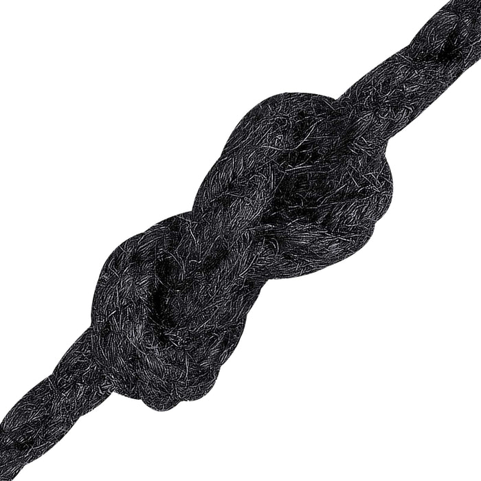 Frânghie din Jute 6 Negru 100% jute Tossa WALTI