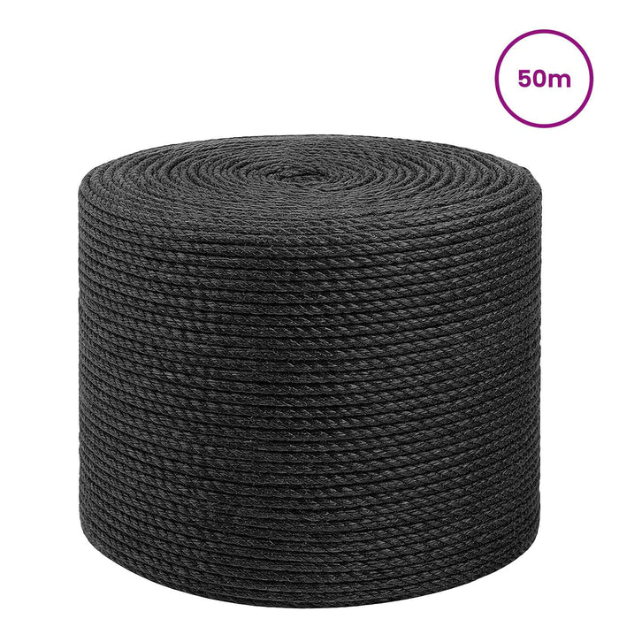 Frânghie din Jute 8 Negru 100% jute Tossa - WALTI WALTI