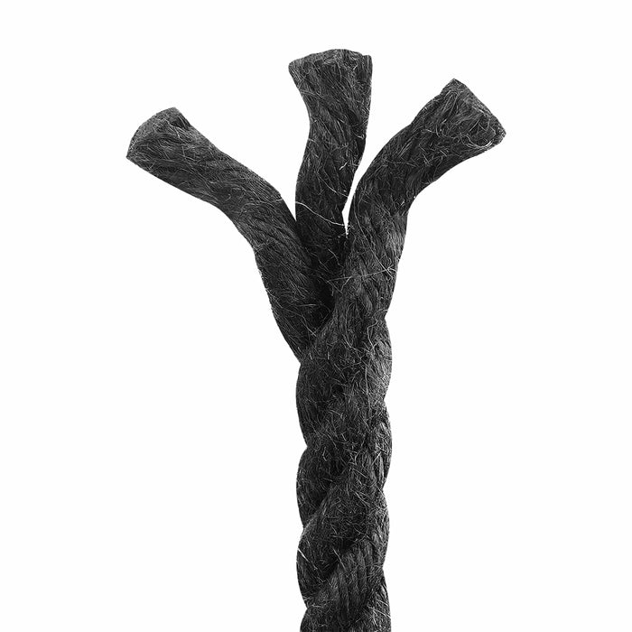 Frânghie din Jute 10 Negru 100% jute Tossa - WALTI WALTI