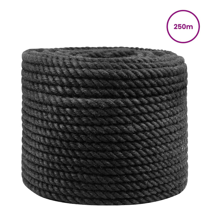 Frânghie din Jute 14 Negru 100% jute Tossa WALTI