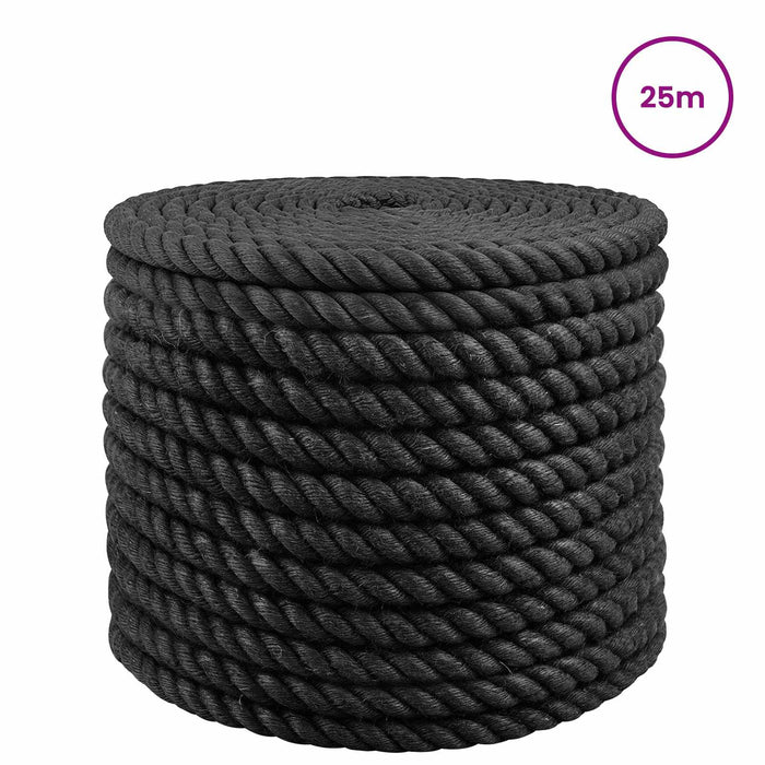 Frânghie din Jute 20 Negru 100% jute Tossa WALTI