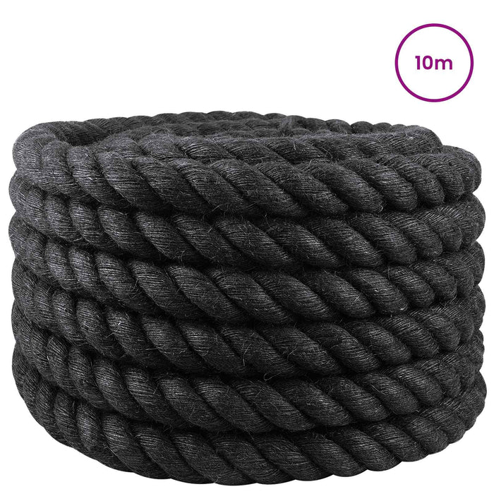 Frânghie din Jute 50 Negru 100% jute Tossa WALTI