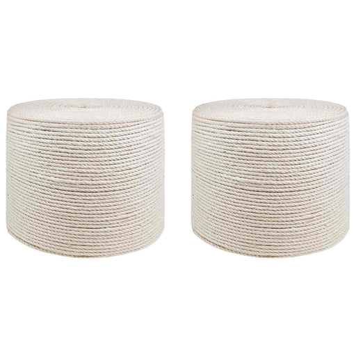 Frânghie din iută 2 pcs 2 Alb 100% jute Tossa - WALTI WALTI