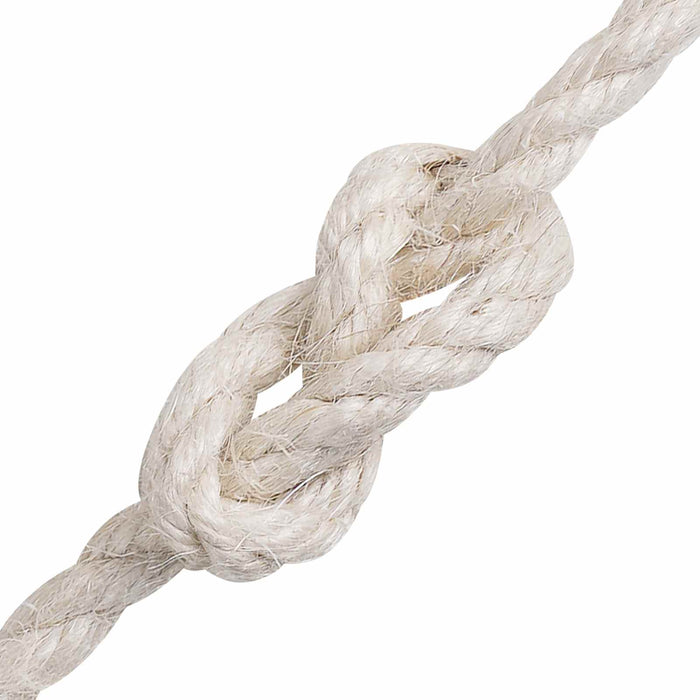 Frânghie din iută 4 Alb 100% jute Tossa WALTI