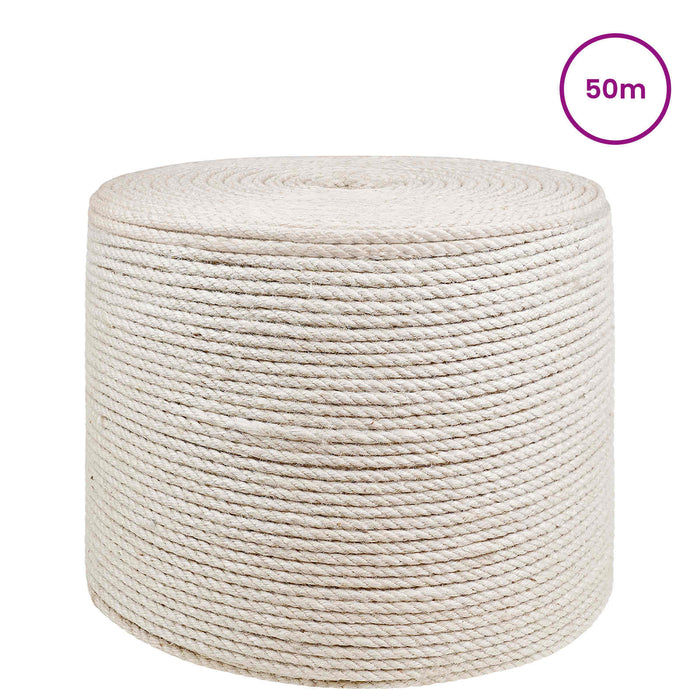 Frânghie din Jute 8 Alb 100% jute Tossa - WALTI WALTI