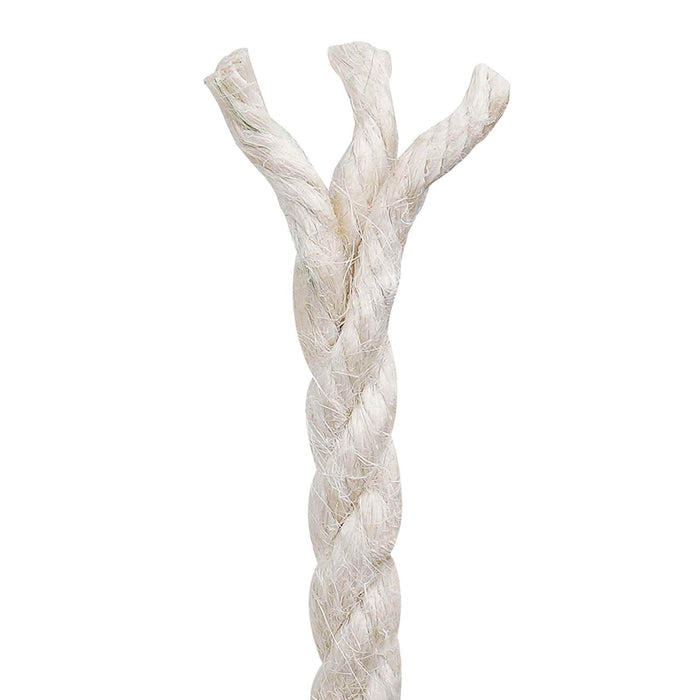 Frânghie din Jute 8 Alb 100% jute Tossa WALTI