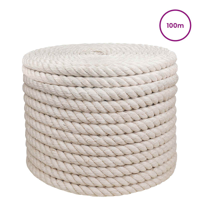 Frânghie din Jute 16 Alb 100% jute Tossa WALTI