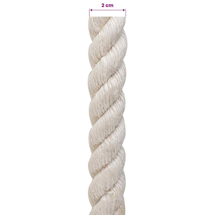 Frânghie din Jute 20 Alb 100% jute Tossa - WALTI WALTI