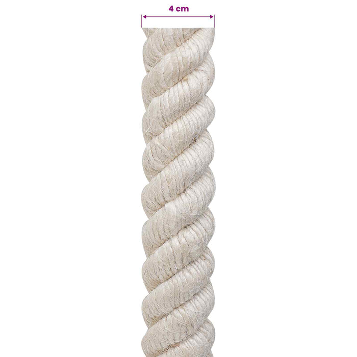 Frânghie din Jute 40 Alb 100% jute Tossa WALTI