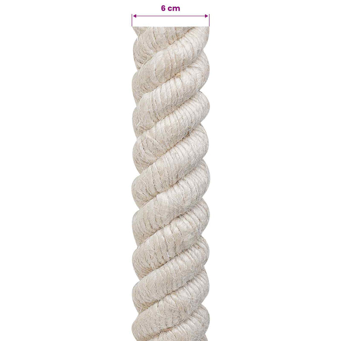Frânghie din Jute Alb 100% jute Tossa WALTI