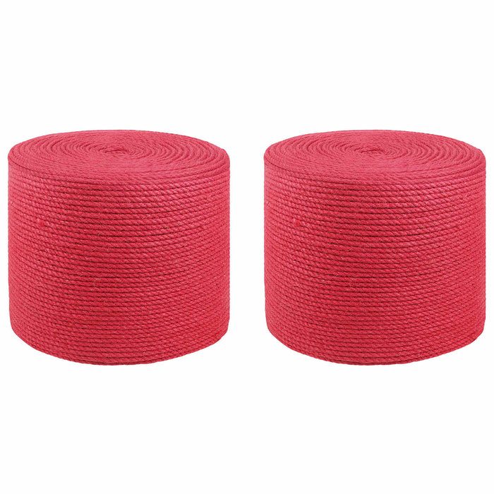 Frânghie din Jute 2 pcs Roșu 100% jute Tossa WALTI