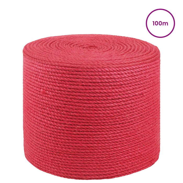 Frânghie din Jute Roșu 100% jute Tossa WALTI