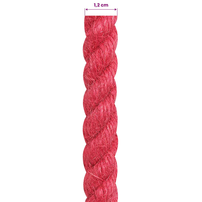 Frânghie din Jute Roșu 100% jute Tossa WALTI