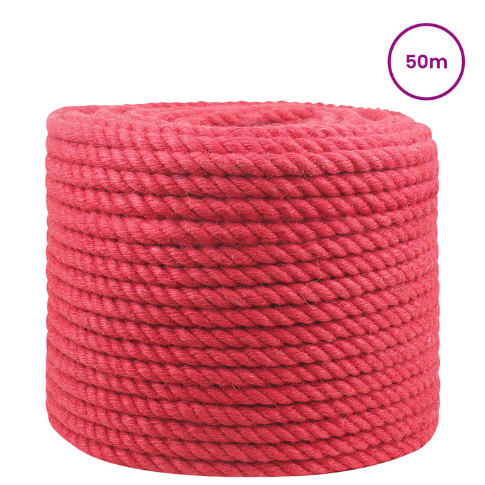 Frânghie din Jute Roșu 100% jute Tossa WALTI