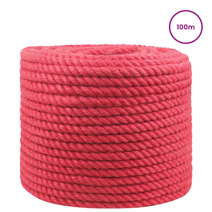Frânghie din Jute Roșu 100% jute Tossa WALTI