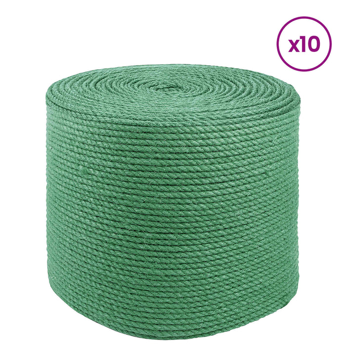 Frânghie din Jute 10 pcs Verde 100% jute Tossa WALTI