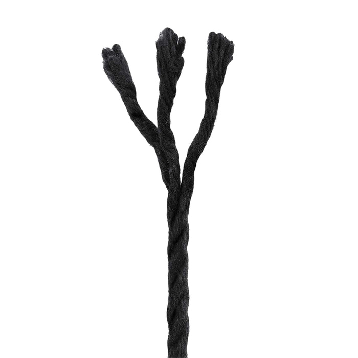Sfoară 10 pcs Negru Bumbac WALTI