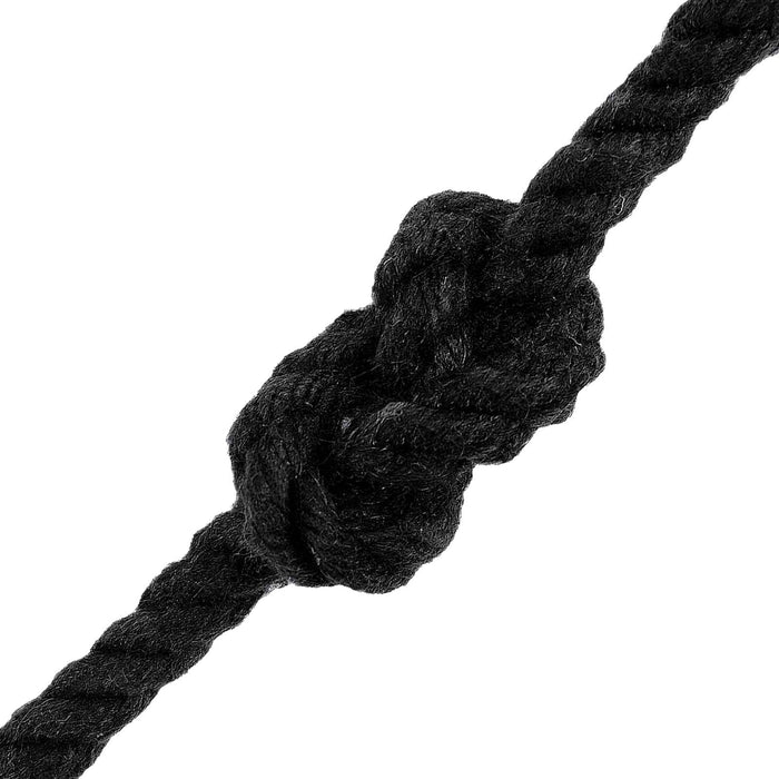 Sfoară Negru 0,4 x 0,4 x 5000 cm Bumbac WALTI