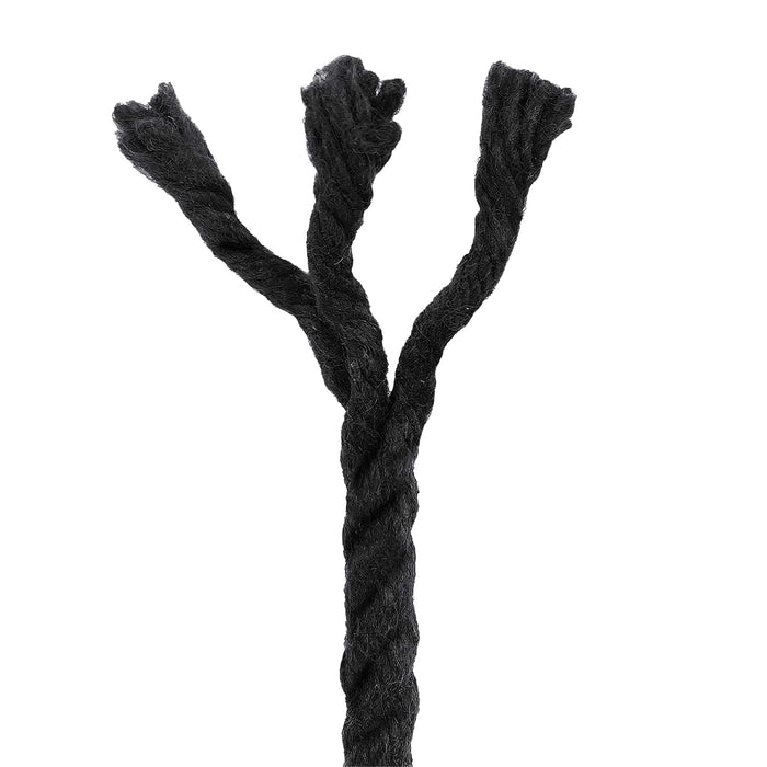 Sfoară Negru 0,8 x 0,8 x 2500 cm Bumbac WALTI