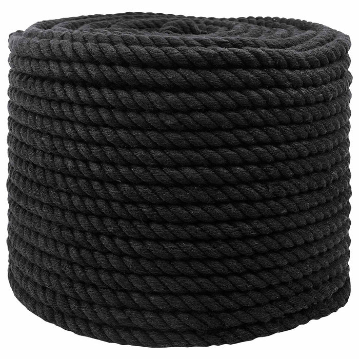 Sfoară Negru 1,2 x 1,2 x 25000 cm Bumbac WALTI