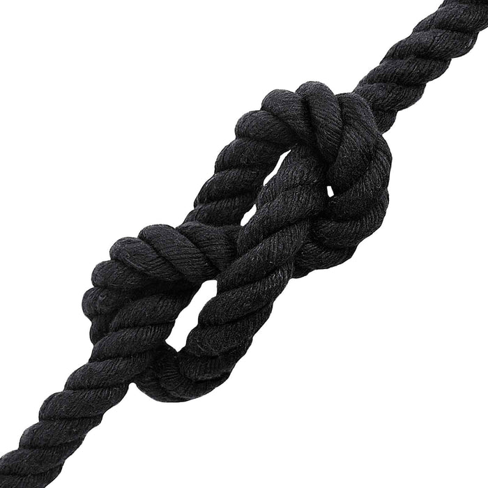 Sfoară Negru 1,6 x 1,6 x 5000 cm Bumbac WALTI