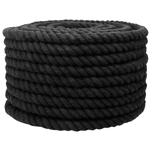 Sfoară Negru 2 x 2 x 10000 cm Bumbac - WALTI WALTI