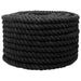 Sfoară Negru 2 x 2 x 10000 cm Bumbac - WALTI WALTI