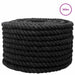 Sfoară Negru 2 x 2 x 10000 cm Bumbac - WALTI WALTI