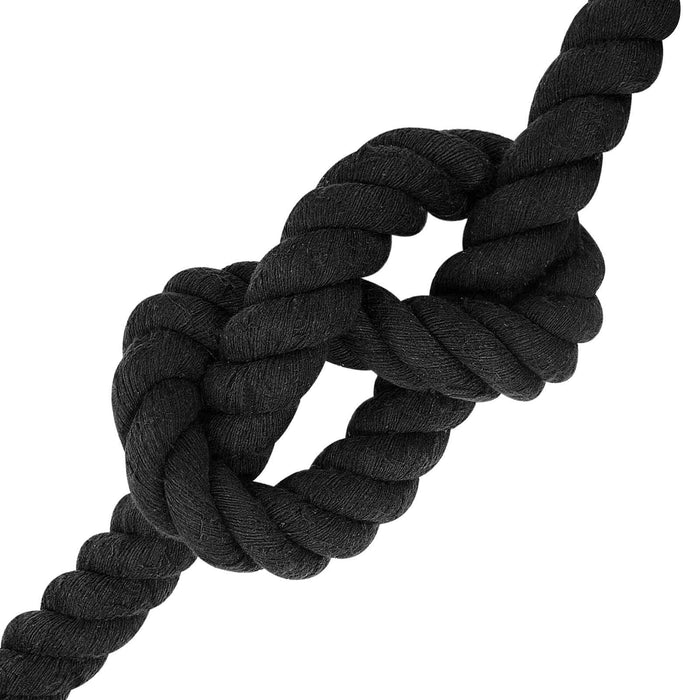 Sfoară Negru 3,6 x 3,6 x 2500 cm Bumbac WALTI