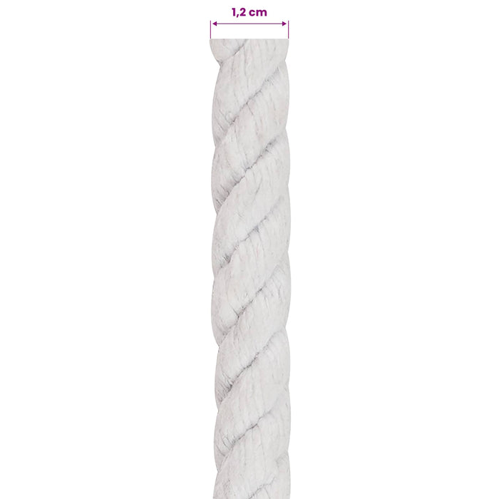 Sfoară Alb 1,2 x 1,2 x 25000 cm Bumbac WALTI