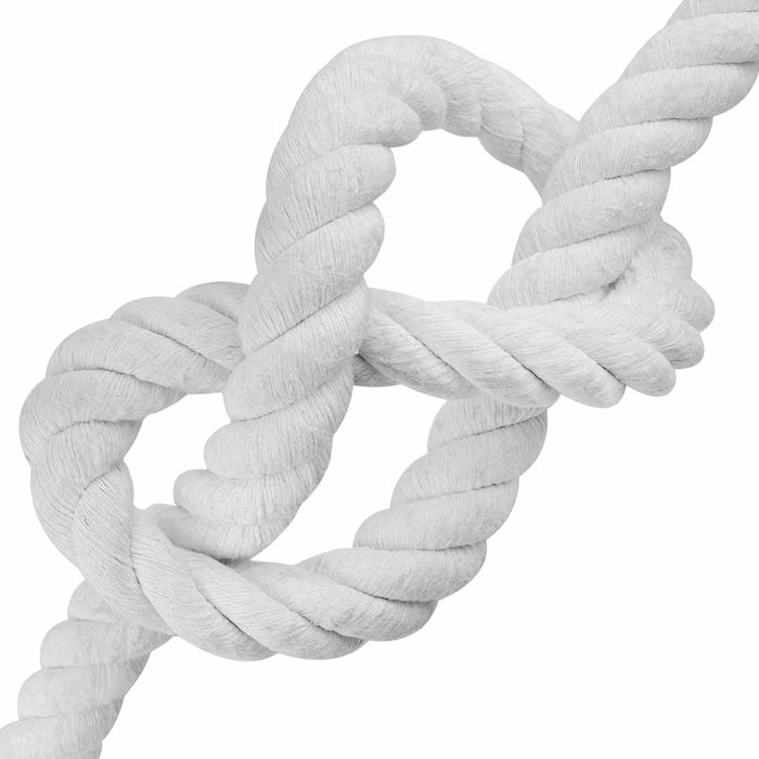 Sfoară Alb 3 x 3 x 5000 cm Bumbac WALTI