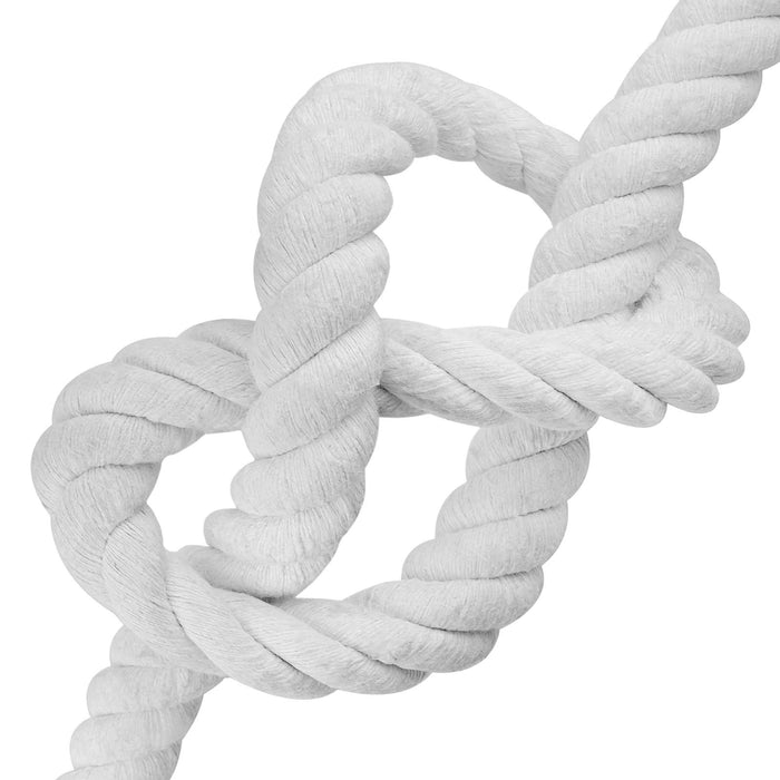 Sfoară Alb 6 x 6 x 500 cm Bumbac WALTI