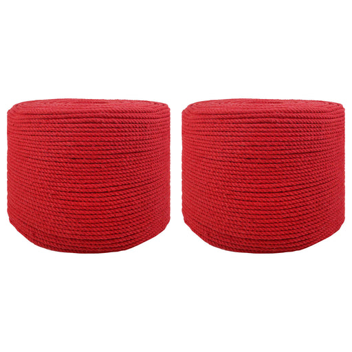 Sfoară 2 pcs Roșu Bumbac - WALTI WALTI