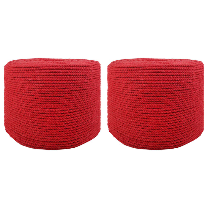 Sfoară 2 pcs Roșu Bumbac WALTI