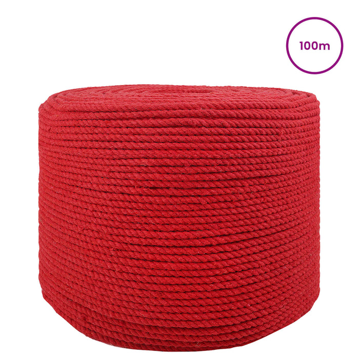 Sfoară 2 pcs Roșu Bumbac WALTI