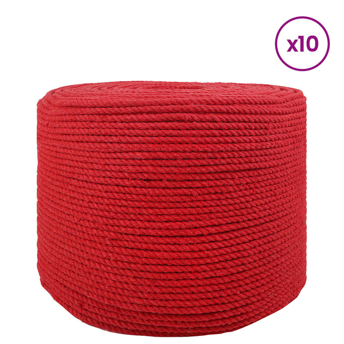 Sfoară 10 pcs Roșu Bumbac WALTI