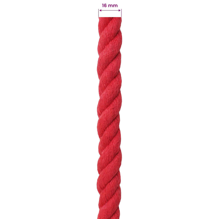 Sfoară Roșu 1,6 x 1,6 x 10000 cm Bumbac WALTI