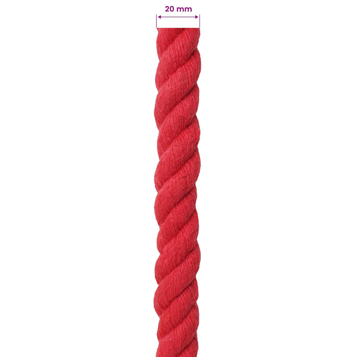 Sfoară Roșu 2 x 2 x 5000 cm Bumbac WALTI