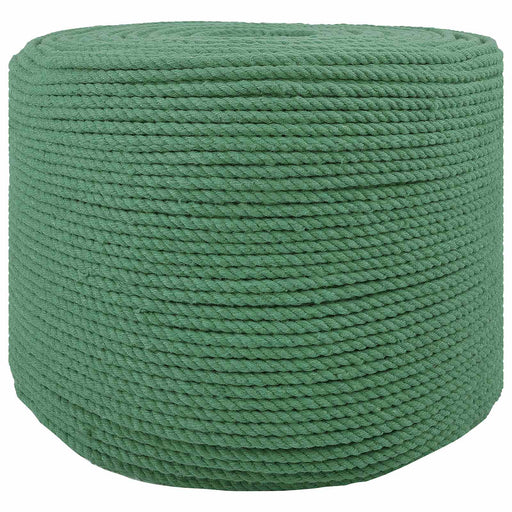 Sfoară din bumbac 4 mm 50 m Verde 100% bumbac - WALTI WALTI
