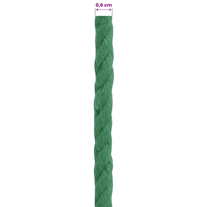 Sfoară Verde 0,6 x 0,6 x 50000 cm Bumbac WALTI