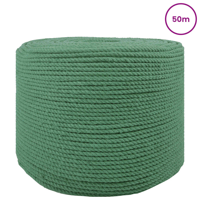Sfoară Verde 0,8 x 0,8 x 5000 cm Bumbac WALTI