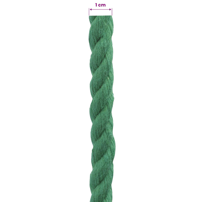 Sfoară Verde 1 x 1 x 2500 cm Bumbac WALTI